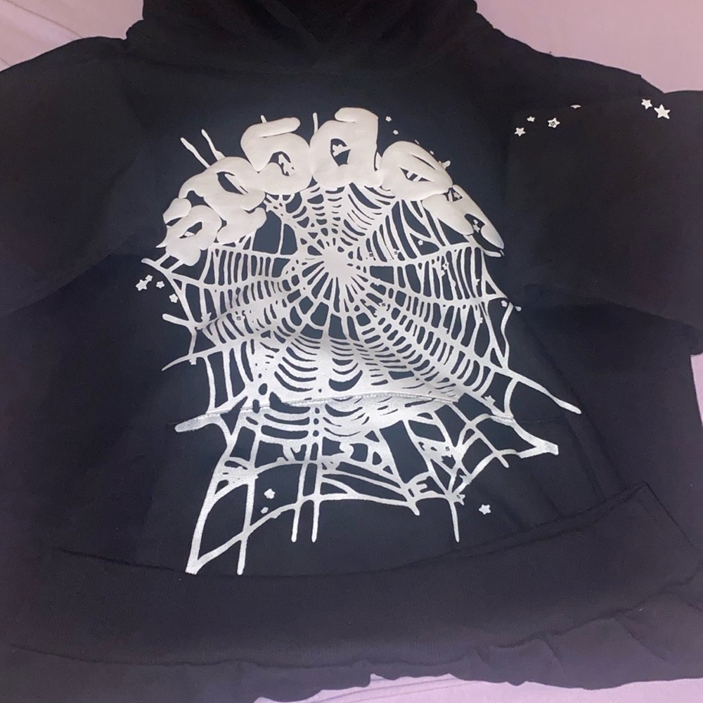 Black Hoodie sp5der